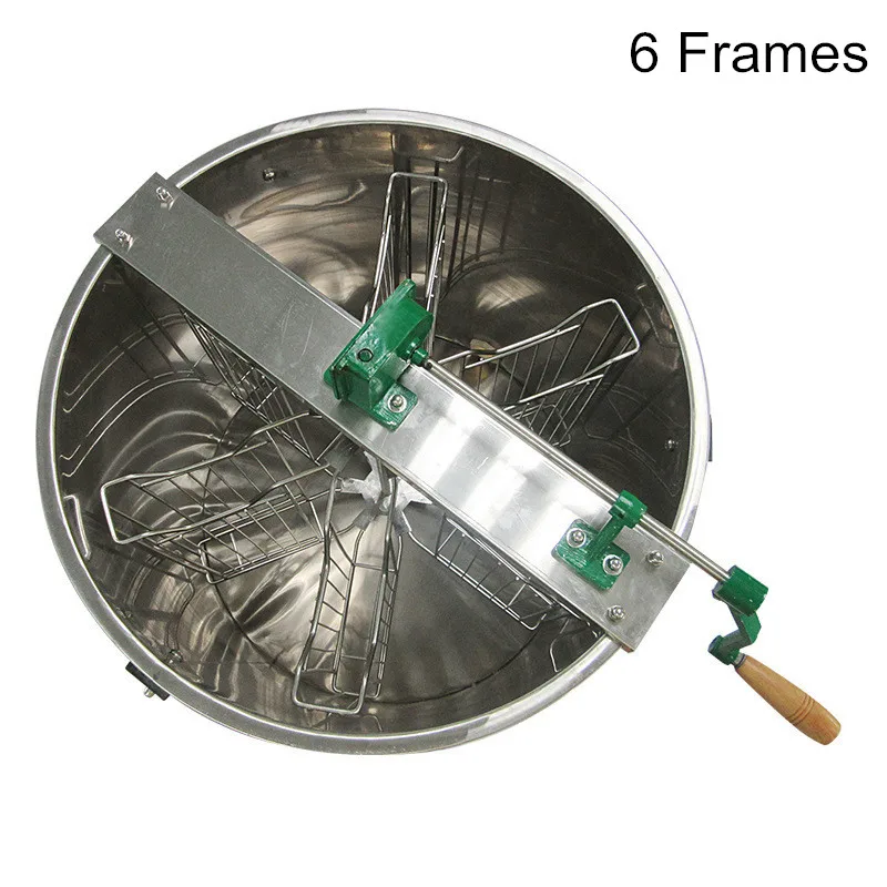 수동 제어 꿀 추출기, 양봉장 원심분리기, 꿀 양동이, 스테인리스 스틸 하이 퀄리티 도구, 6 프레임