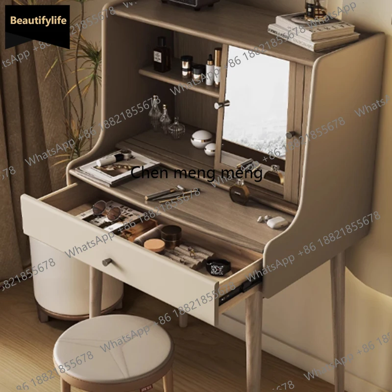 

B567 Шкаф для макияжа Туалетный столик Спальня Стол Стул Деревянный туалетный столик Европейская женская гостиная Mesa De Maquillaje Home Furni