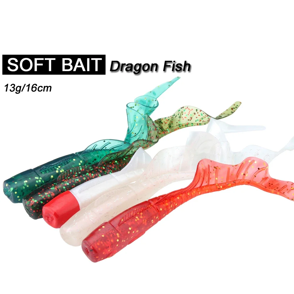 Spinpoler 11cm Soft Lure Grub Worm 3pcs Long Tail Grub Artificial Crank Big Bait Wobbler Swimbait For Bass Trout Crappie Pike image 4