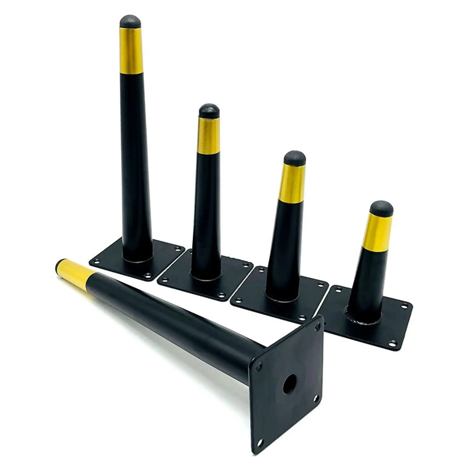 Furniture Legs 4-12 inch Iron Legs Legs Square Table Legs for Sofa Ottoman