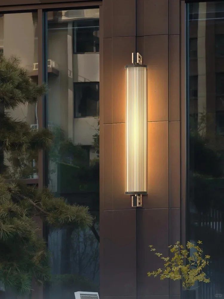 Modern Minimalist Style High Quality Acrylic Wall Lamp Courtyard Decoration Lighting Metal Bracket Wall Hanging Lights