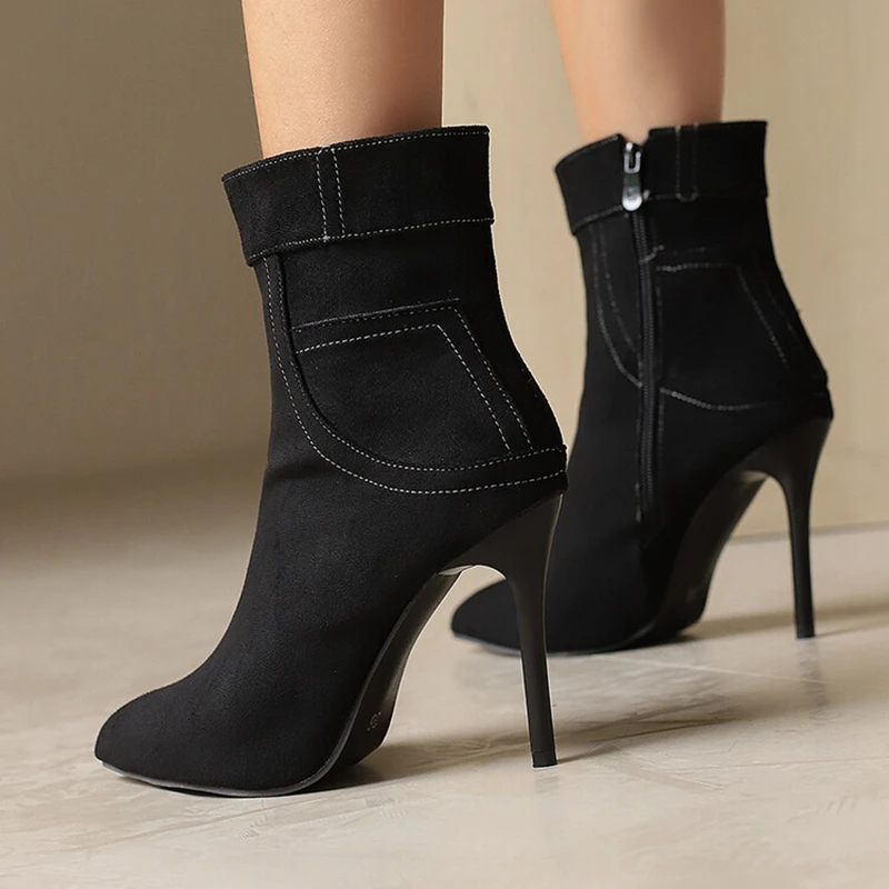 ORCHALISA Sexy Stiletto 12cm H - Women'S Shoes Navy Blue ulasan dan harga