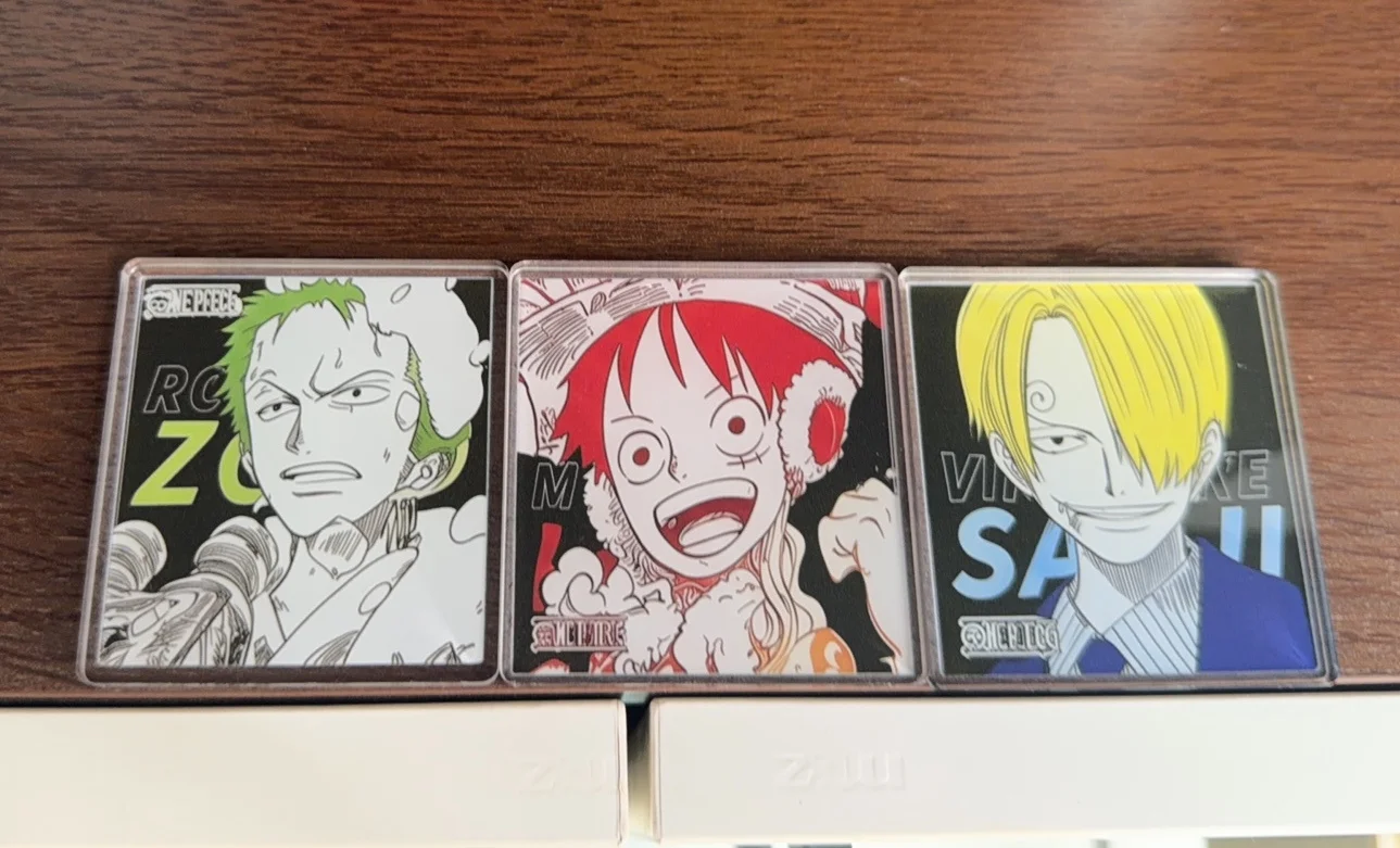 One Piece Roronoa Zoro cartoon cute acrylic card block kawaii two-dimensional standee ornament card anime peripheral wholesale view 4