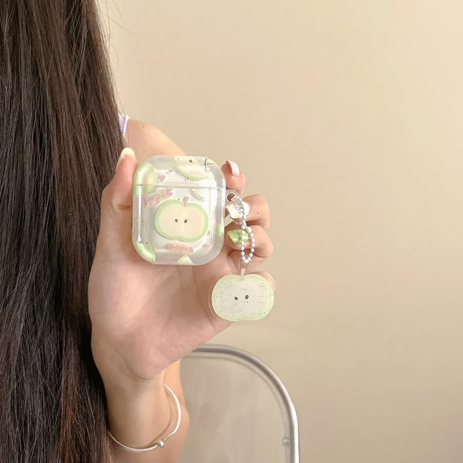 For Apple Airpods Pro 2 Case Airpod 3 Cartoon Sweet Fruits Cover Cute Air Pods Pro Hearphone Silicone Case Airpods 2 Cover