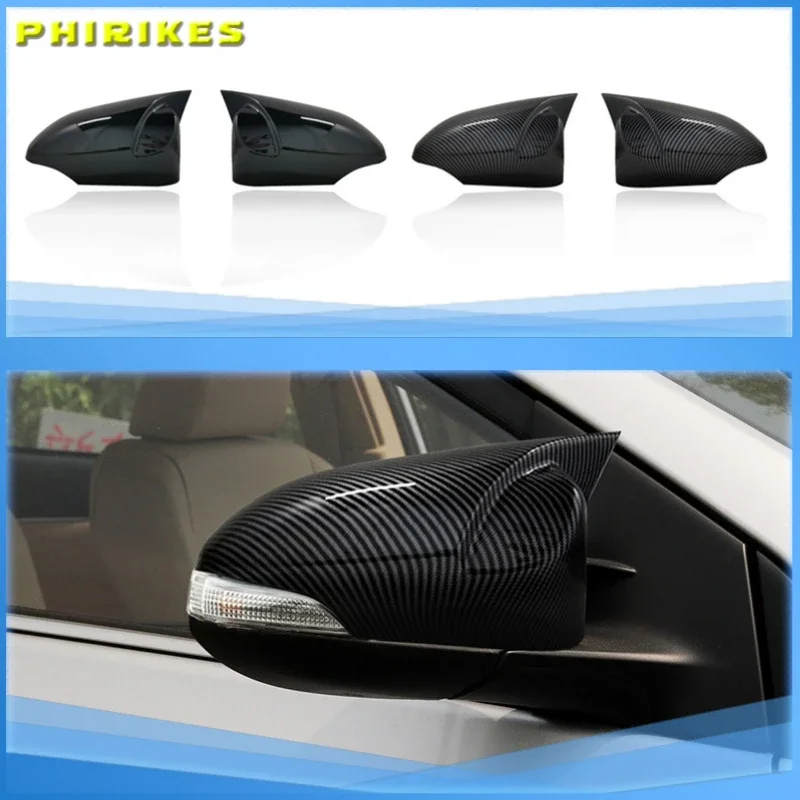 

For Toyota Corolla 2014 2015 2016 2017 2018 Car Rearview Side Mirror Cover Wing Cap Exterior Sticker Door Rear View Case Trim