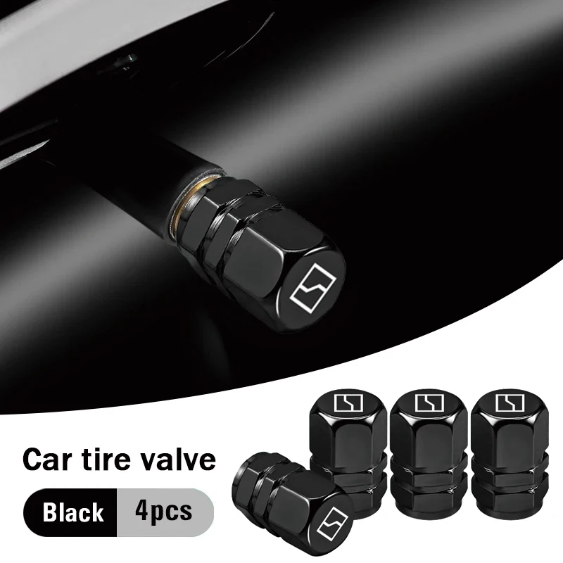 4/8 قطعة عجلة السيارة قضيب صمام إطار قبعات الغبار غطاء الديكور اكسسوارات السيارات التصميم ل Zeekr 001 مزيج 009 007 Zeekr X 7X