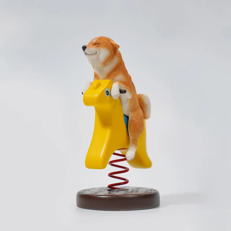 

Swinging Horse Shiba Inu Cute Puppy Model Animal Toys Creative Fashion Collectibles Desktop Bedroom Ornaments Birthday Gifts