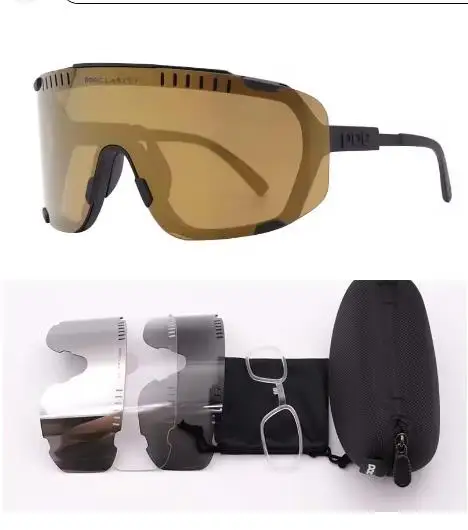 POC Devours Windproof Myopia Cycling Goggles for Mountain & Road Bike Outdoor Sports Vision Correction Riding Gear