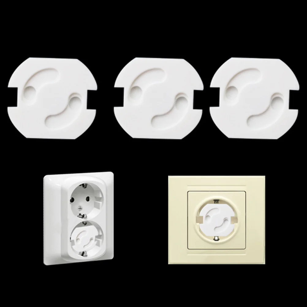 

20Pcs Socket Covers Anti-Electric Safety Outlet Protectors for Home Office School Baby Electrical Shock Prevention