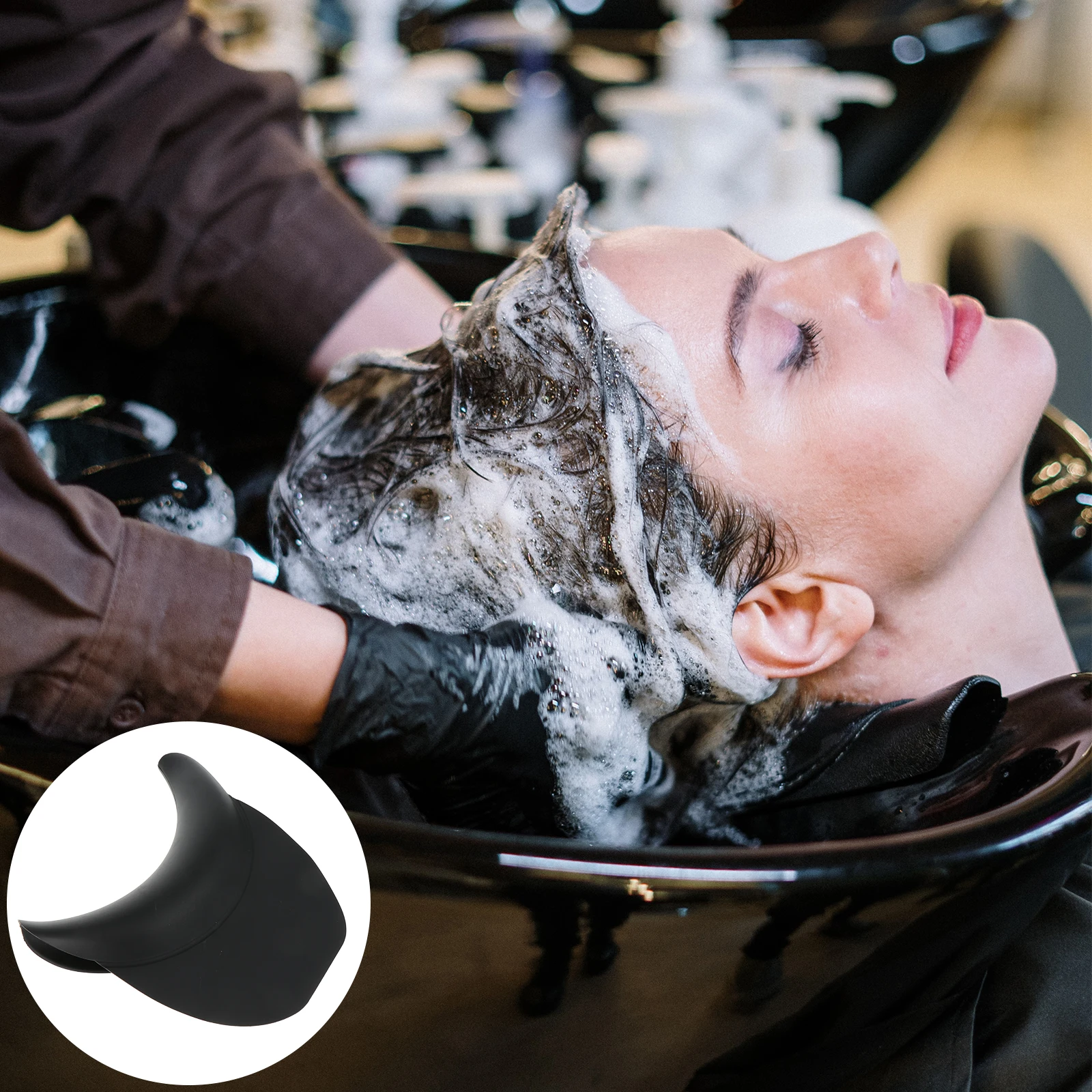 

Ergonomic Hair Washing Pillow Shampoo Neck Rest Cushion Bath Pillow Shampoo Bowl Neck Support Durable Reusable Salon Accessories