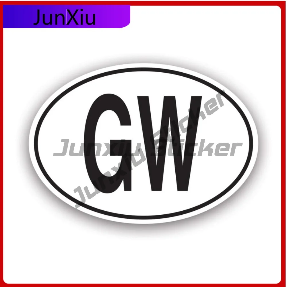 

Gw Guinea Auto Decor Car Sticker Vinyl Decal Waterproof Durable Color Lasting For Car Window Laptop Bumper