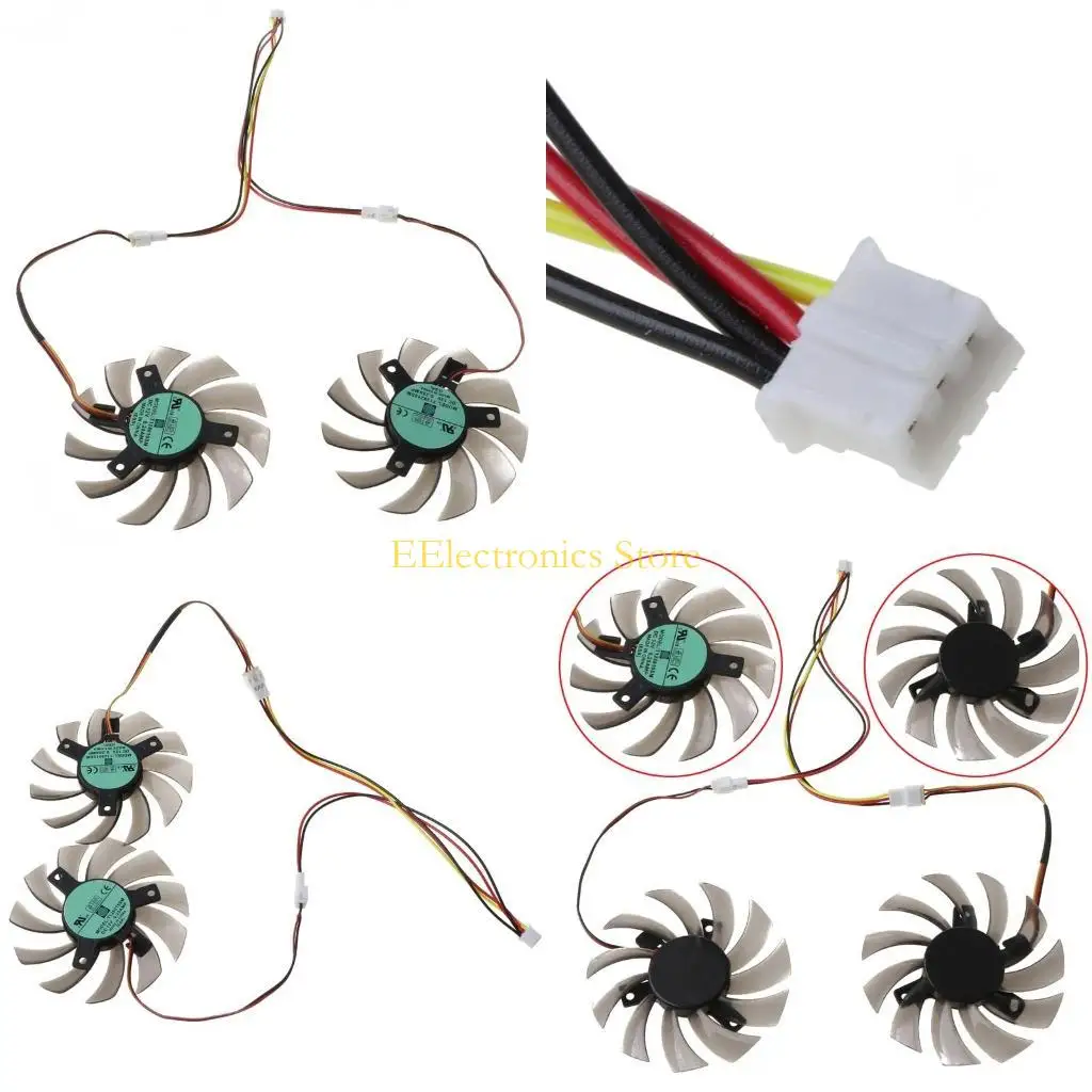 Ventiladores resfriamento placa vídeo B03C para 460 465 560 Ti 580 650 750Ti GT440 GT610 GT730