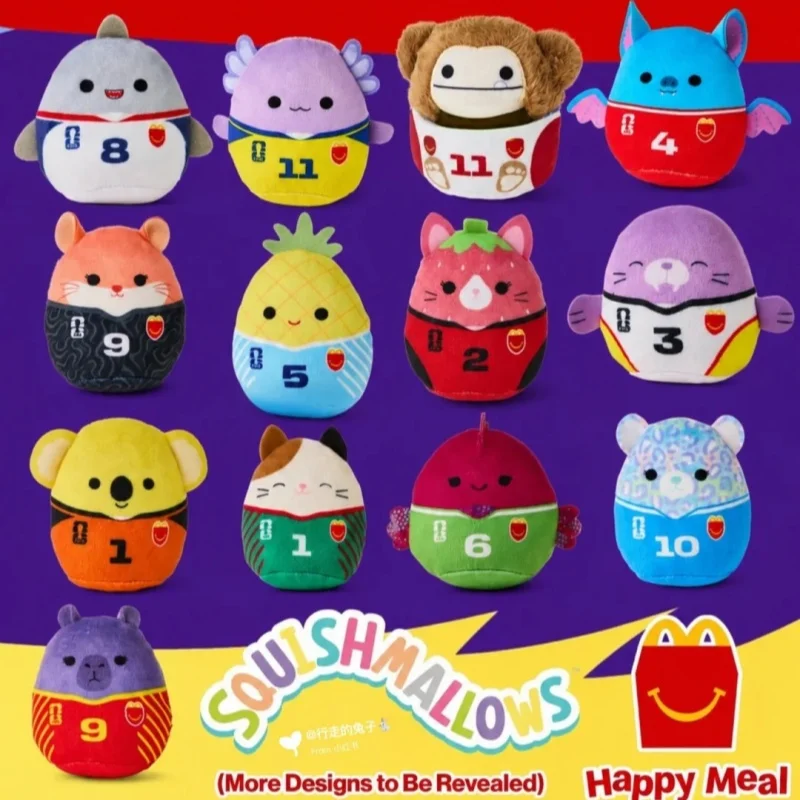 

2026 Soccer Limited Plush Doll Set 12pcs Mini Soft Stuffed Collectible Fan Memorabilia Birthday Gift For Sports Lovers In Stock