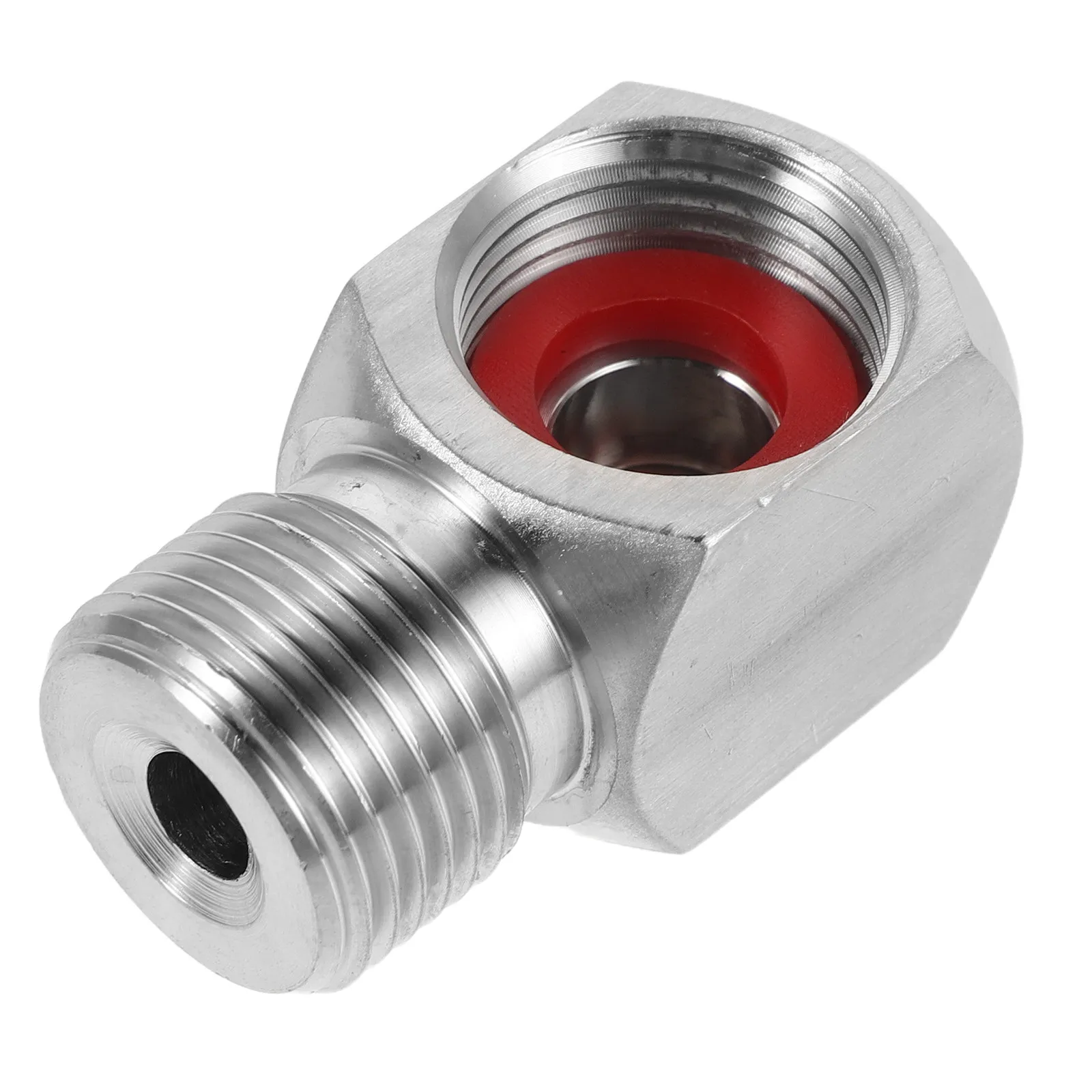 304 Stainless Steel 90 Degree Keg Coupler Elbow Leak Resistant Threaded Beer Fitting Draft System Adapter Homebrew Draft Line