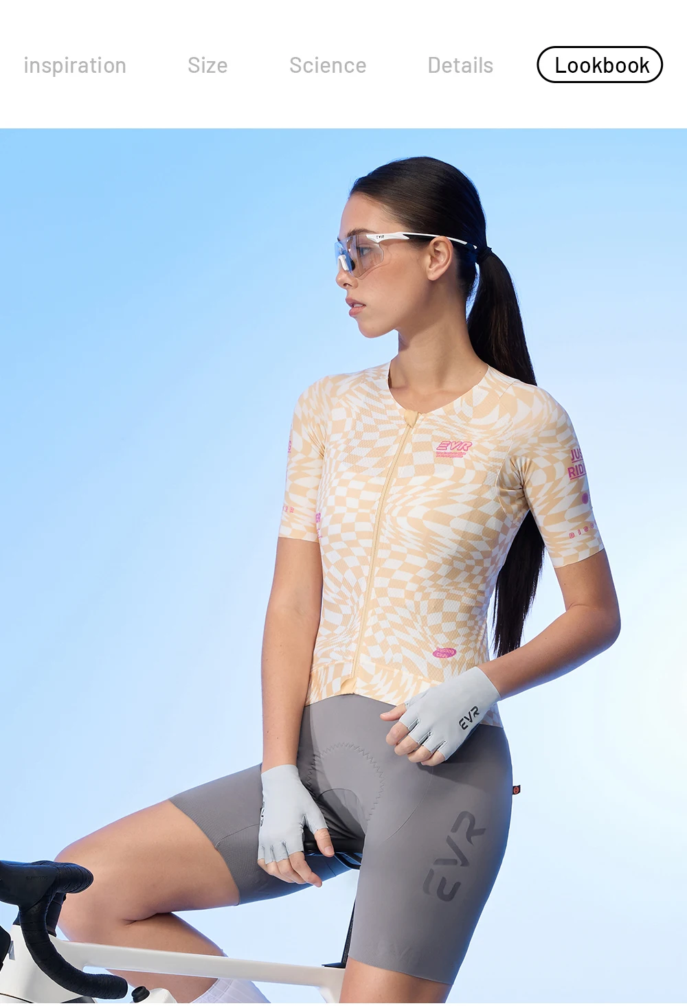 EVR Pro Sommer-Radtrikot für Damen, leichte Fahrradbekleidung, MTB-Trikot mit Taschen, schnell trocknendes Fahrrad-Shirt – Detail 13