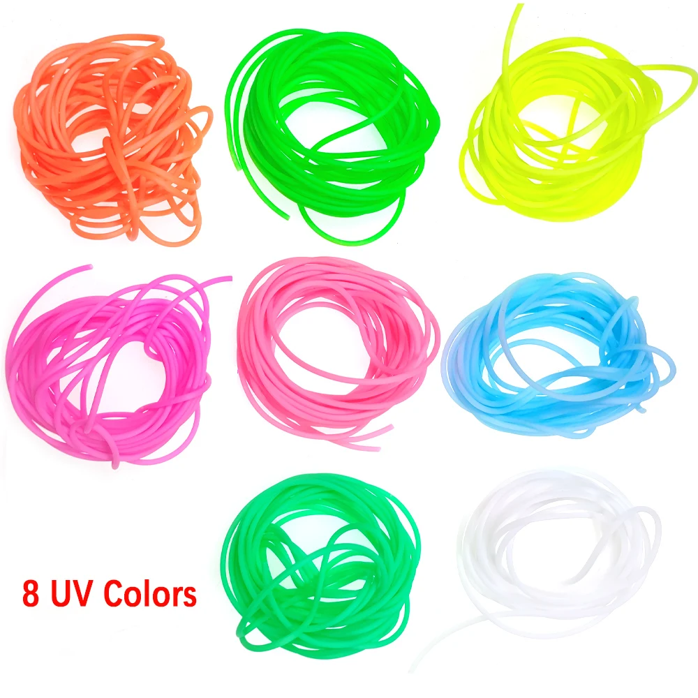 Tubo de silicona UV flexible Vitwins para moscas y sabiki - imagen 5