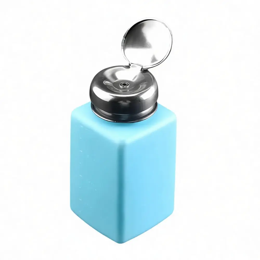 Anti Static Bottle Pump Dispenser Liquid Container Square Plastic Laboratory Solvent Dispelling Tool For Electronics