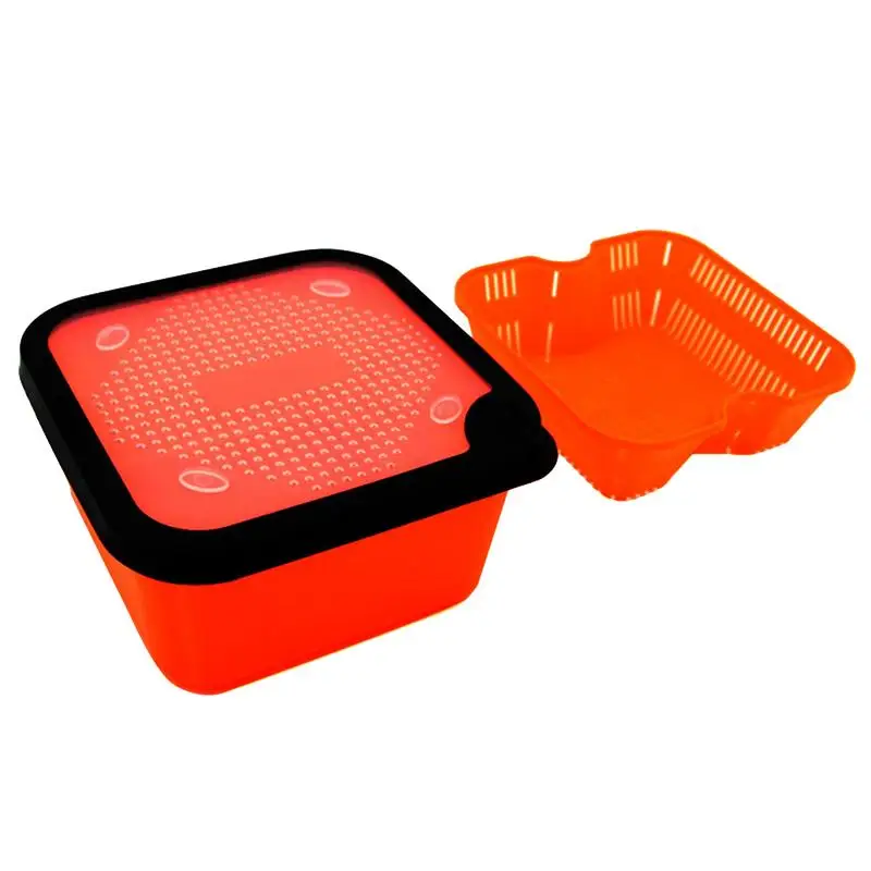 Live Bait Box Fishing Red Worm Ventilation Case With Inner Frame Live Bait Container For Fishing Carp Fishing Equipment