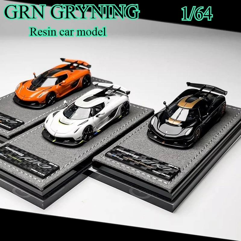 

GRN GRYNING 1:64 resin JESKO realistic car model adult collectible display item for boys as a gift car toy