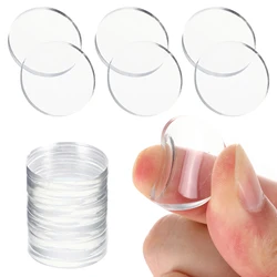 10/12/20pcs Glass Table Pad Non-Slip Patio Table Spacers Cabinet Bumpers Clear Round Wahser Spacer Damper Pad Furniture Mute