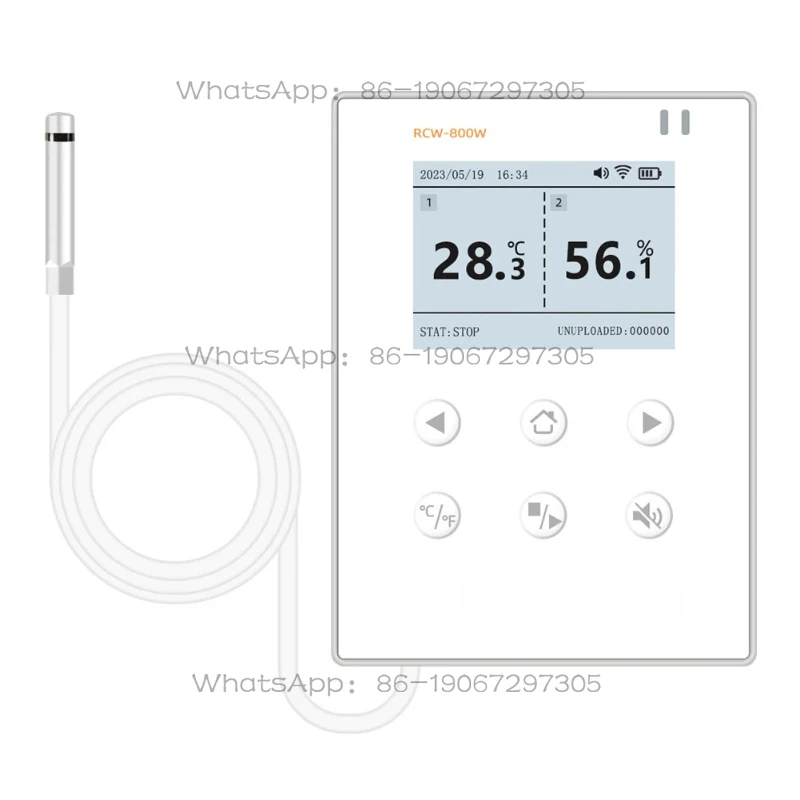 

RCW-800WiFi Temperature and Humidity Data Logger Wireless Remote Monitor - Both 2.4GHz and 5GHz Supported