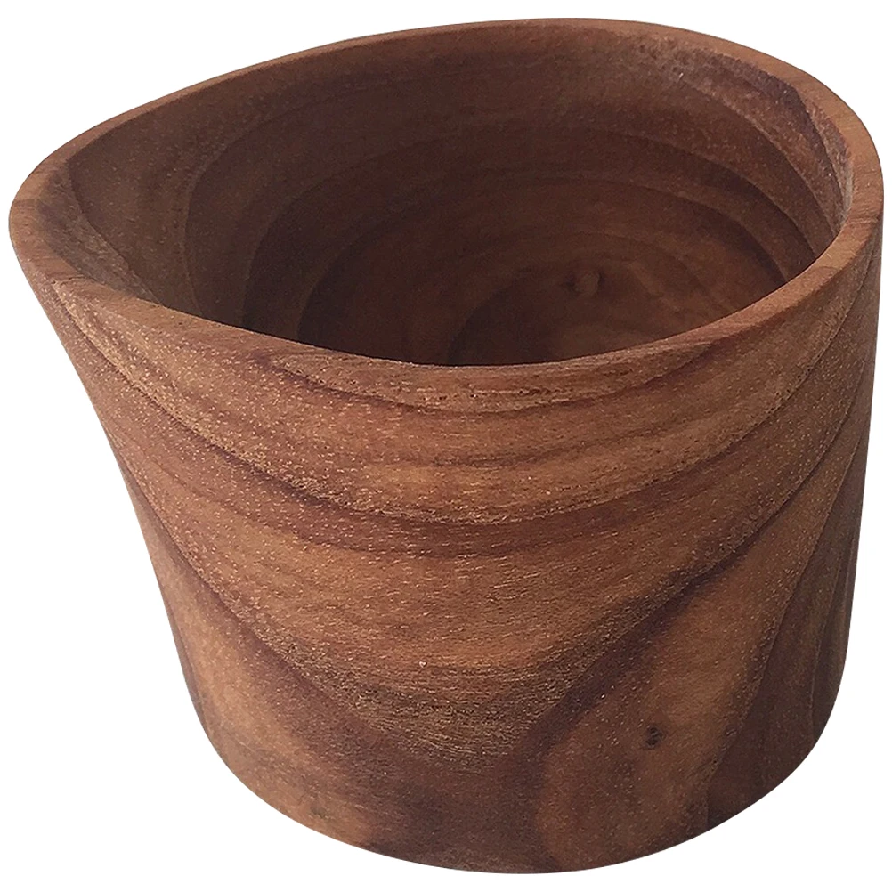 

Mini Wooden Milk Cup Safe Material Smooth Surface Easy Clean Breakfast Holder Coffee Latte Mug Tea Child Drink Glass