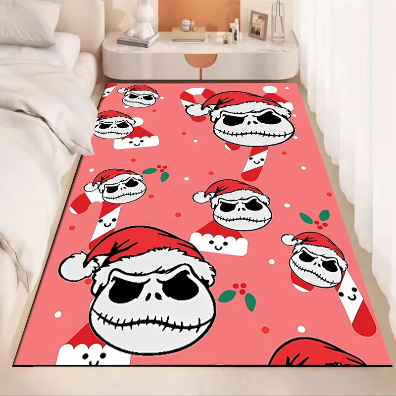 Disney The Nightmare Before Christmas Jack Skellington Kid Room Play Floor Mat Gifts Outdoor Non-slip Carpet Birthday Gift