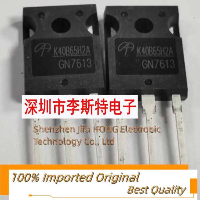 

10PCS/Lot AOK40B65H2A K40B65H2A IGBT 650V 20A TO-247 Imported Original Best Quality