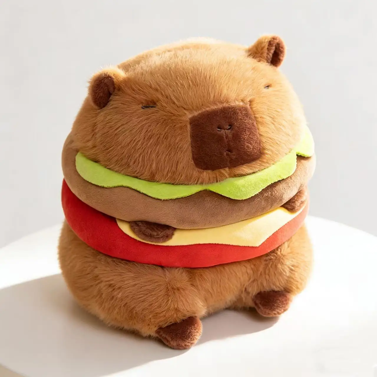 

Hamburger Capybara Cute Capybara Stuffed Animal Capybara Plush Toys Kawaii Capybara Capybara Plushie The Best Birthday Gift
