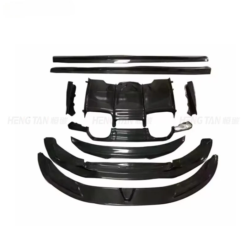 

Подходит для BMW F80 F82 M3 M4, маленький объемный автомобиль из углеродного волокна, модифицированный PSM, передняя и задняя губа, боковая юбка, хвост