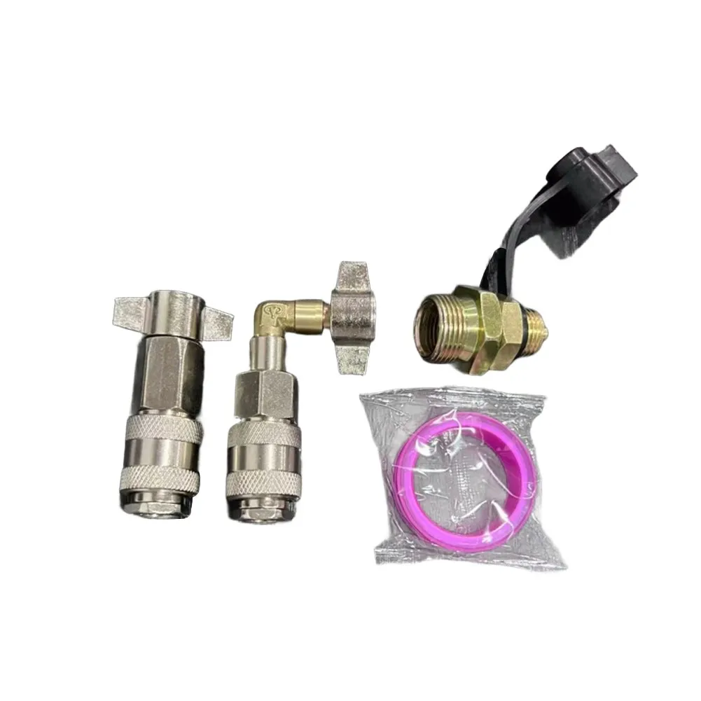 Air Intake Joints Set Carbon Steel Connection Pipe for Truck Gas Storage Intake Valve Suitable for Pneumatic Use