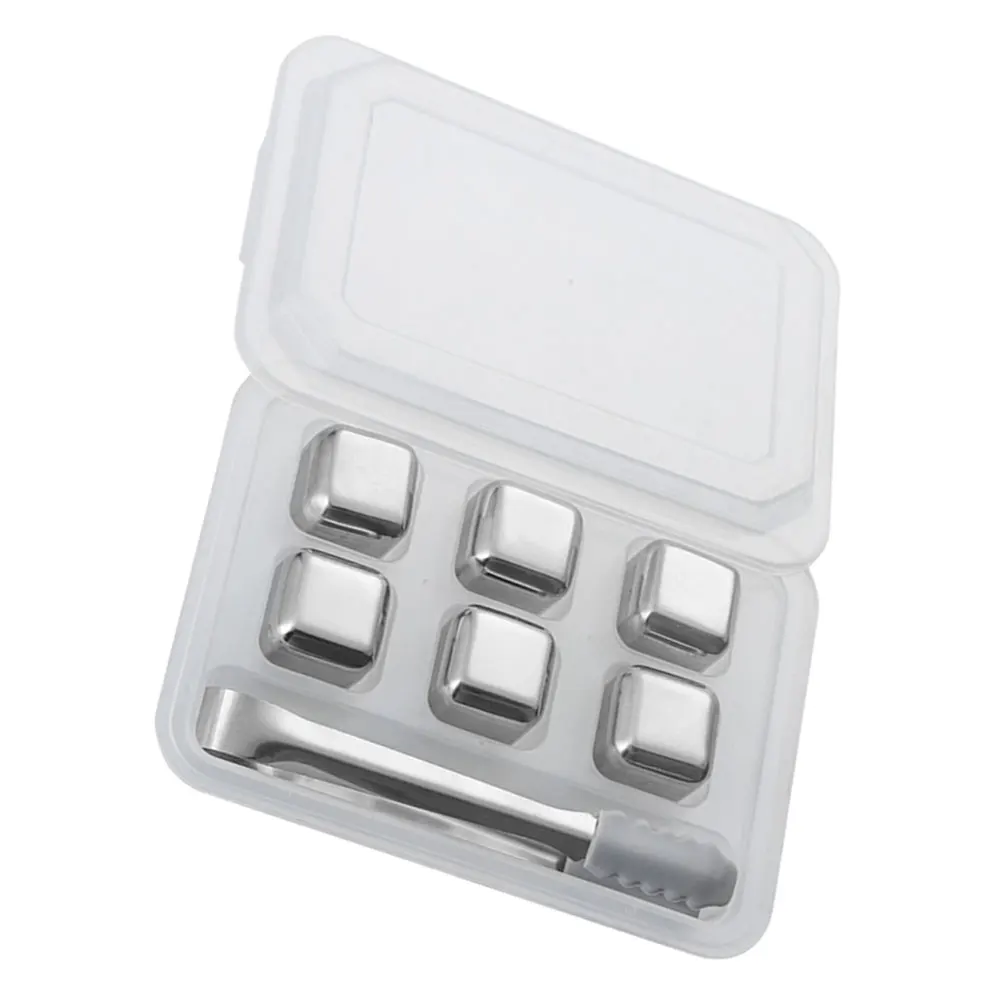 

Stainless Steel Ice Pellet Case Reuseable Cubes Beverage Reusable Rock Coffee Metal