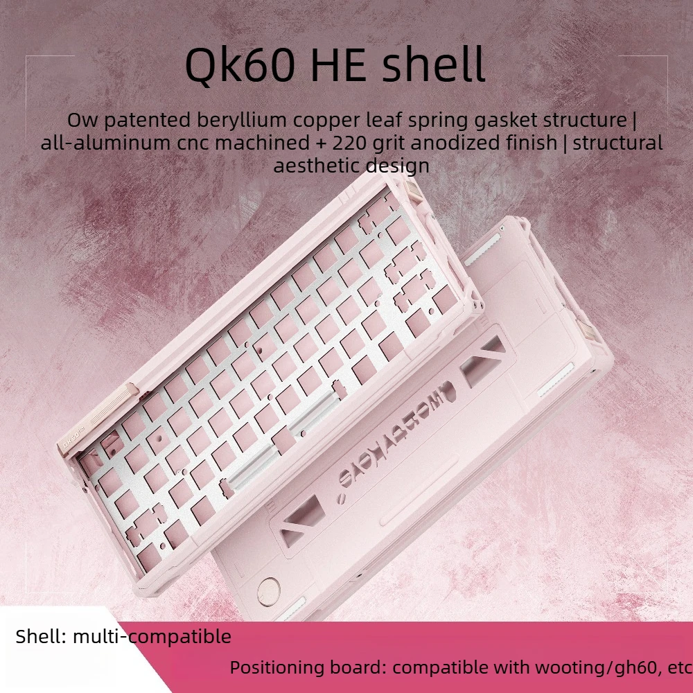 QK60HE Aluminium-Tastaturgehäu – Gaming Keyboard Ergonomics Bewertung und Preis