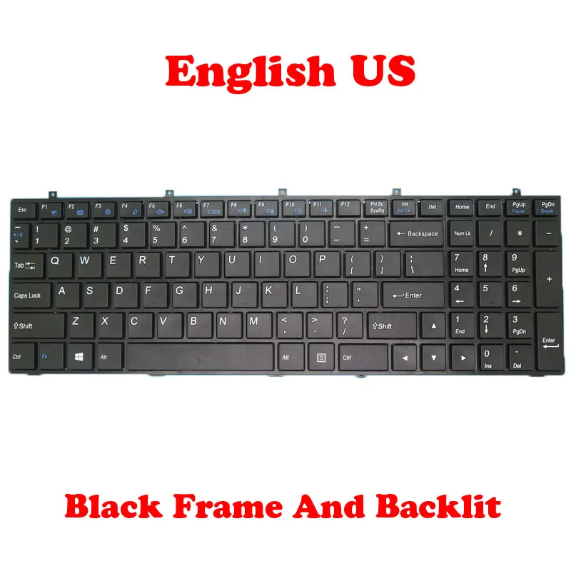 

US TW LA Backlit Keyboard For Gigabyte P2742G P2742G-CF1 CF2 P27G V2 P27K P27K-CF1 P27K-CF2 Q2550M Q2552M Q2756F Q2756N V2