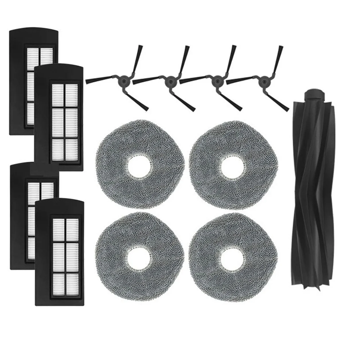 

Replacement Parts Robot Vacuum Accessories for Eufy Clean X9 Pro Brush Roll Filter Side Sweep Mop