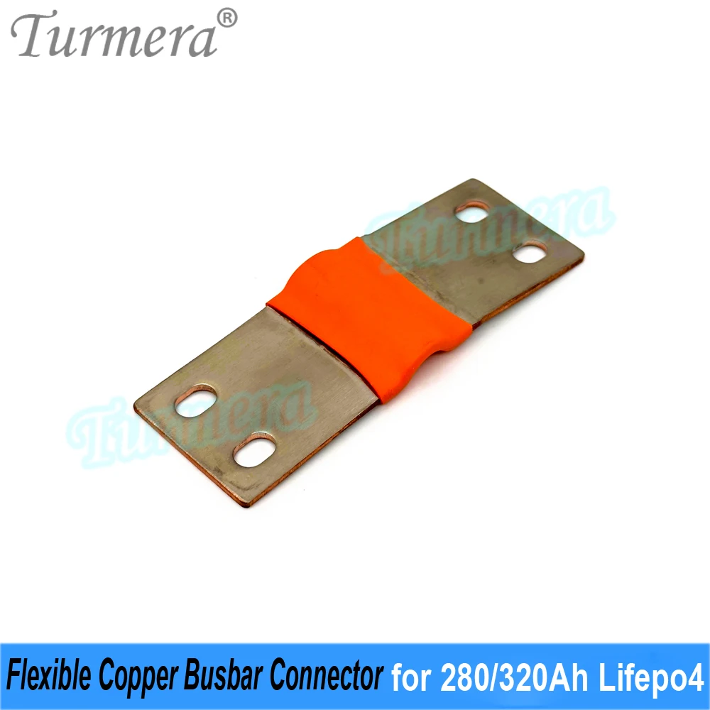Turmera 12V Sammelschiene Lifepo4-Batterie, flexibler Kupferanschluss, 42 mm, 56 mm, 80 mm, 2 mm, 400 A, für 230 Ah, 280 Ah, 320 Ah Lifepo4-Batterie – Detail 18