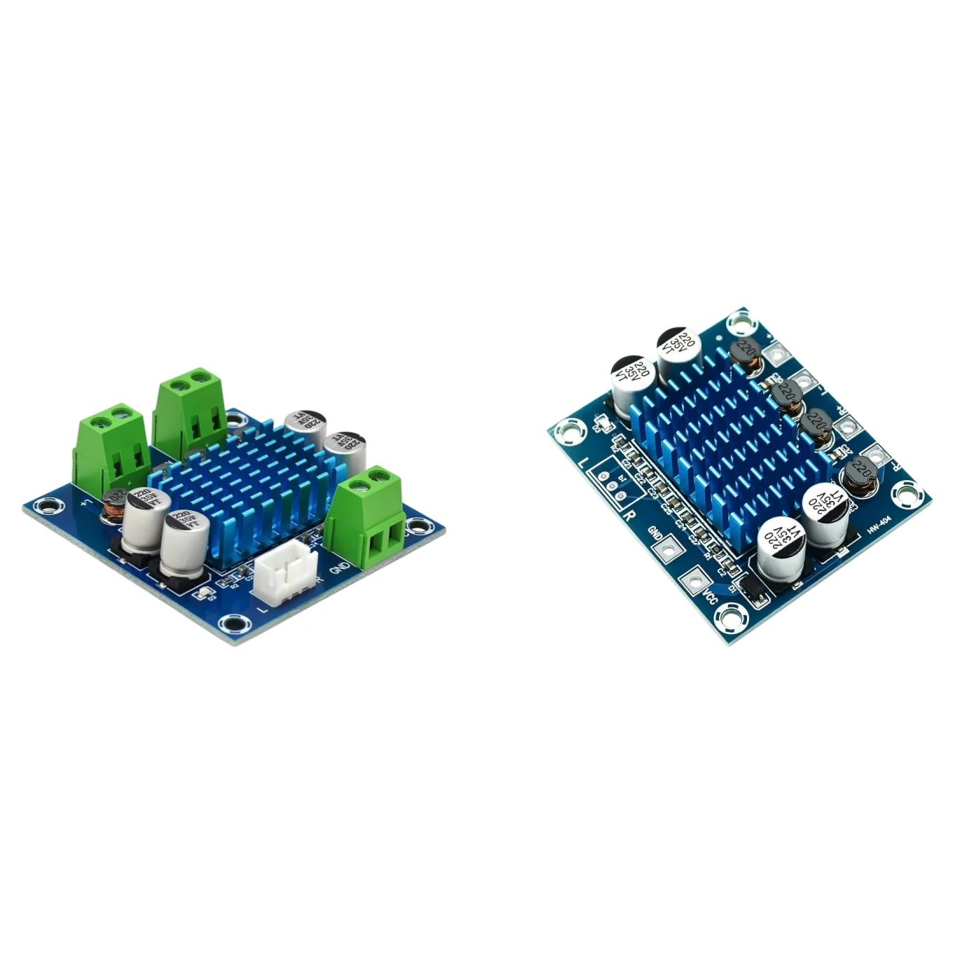Placa amplificadora de áudio digital classe D XH-A232, módulo de amplificação de áudio de alta definição, alimentado por 12-24V, com saída de 30W.