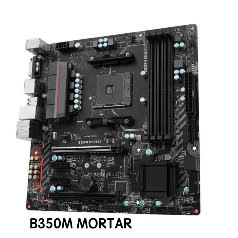 For MSI B350M MORTAR Motherboard AM4 DDR4 Mainboard 100% Tested OK Fully Work Free Shipping