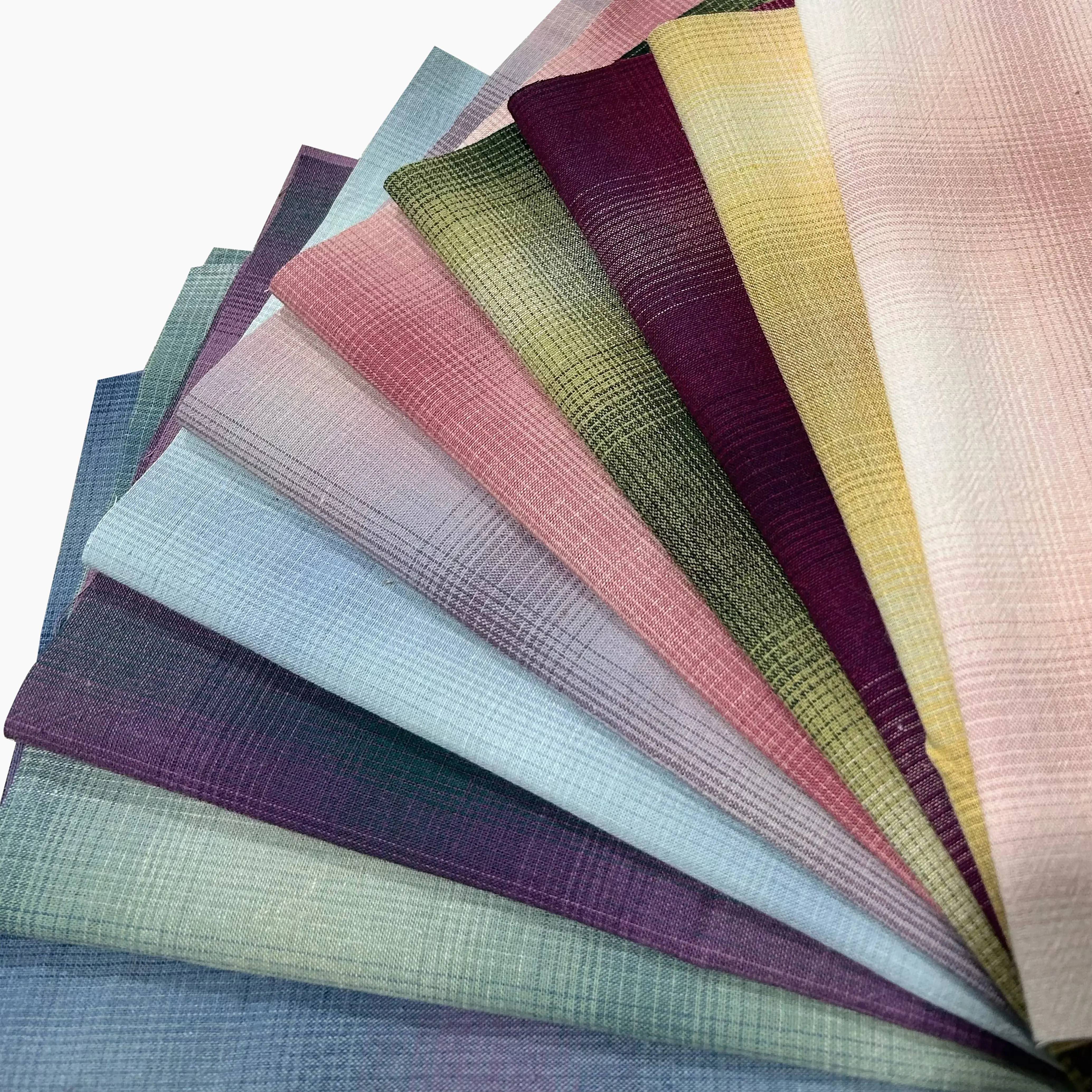 

24x33cm 10pcs Pre-Dyed Cotton Fabric Set For Diy Patchwork & Quilting Yarn-Dyed Craft Fabric
