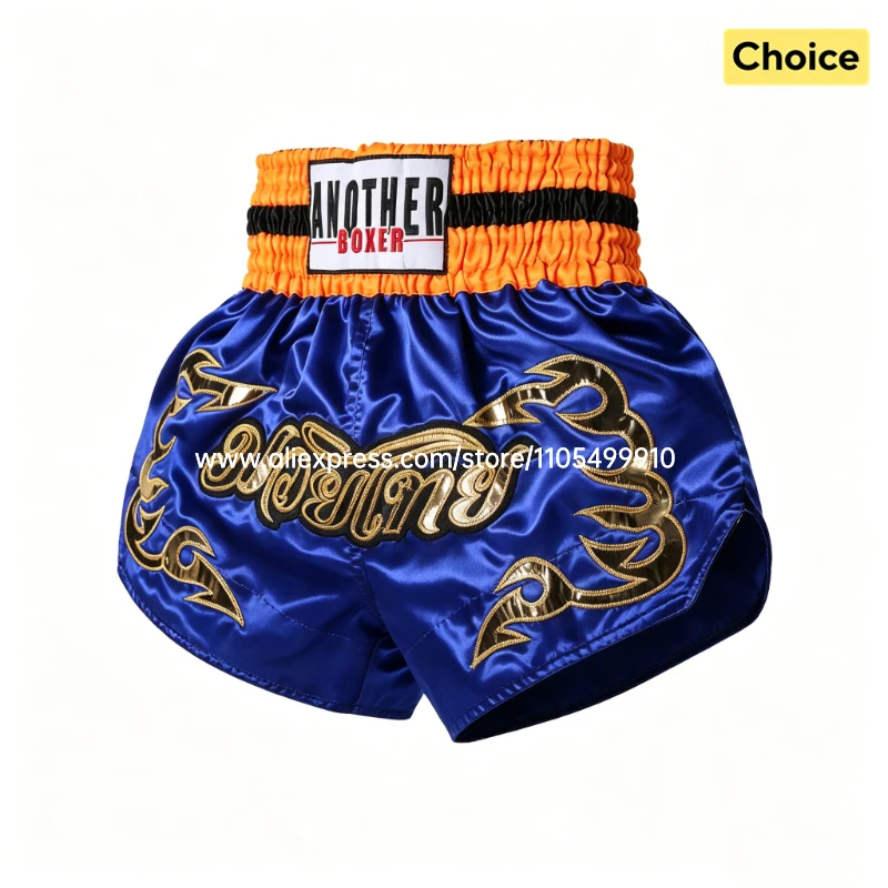 Fight Shorts Premium MMA Boxing Muay Thai Shorts for Training Competition Sparring Martial Arts Kickboxing Thai Boxing Pants Men