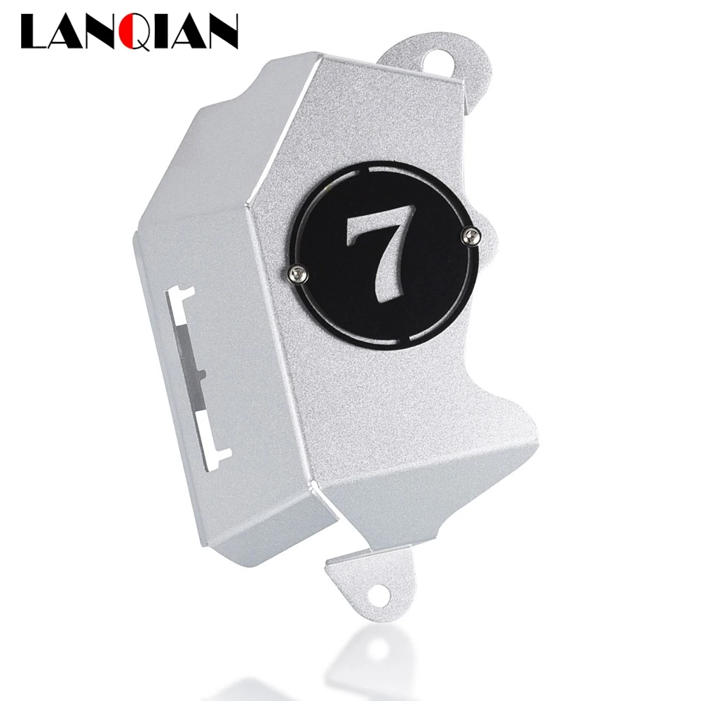 Motorcycle Aluminum Water Coolant Recovery Tank Shield Guard For Yamaha FZ07 ABS XSR 700 XTribute MT07 Tracer 700/7/GT 2013-2024