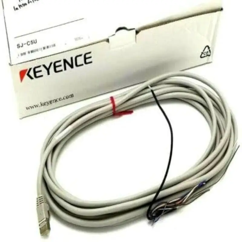Brand New Original SJ-C5U Keyence 10-pin I/O Power Cable 5m In Stock