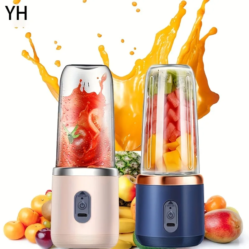 

Portable USB Rechargeable Juicer Blender Electric Fruit Smoothie Maker Mini Wireless Blender for Travel Home Office Free Shippin
