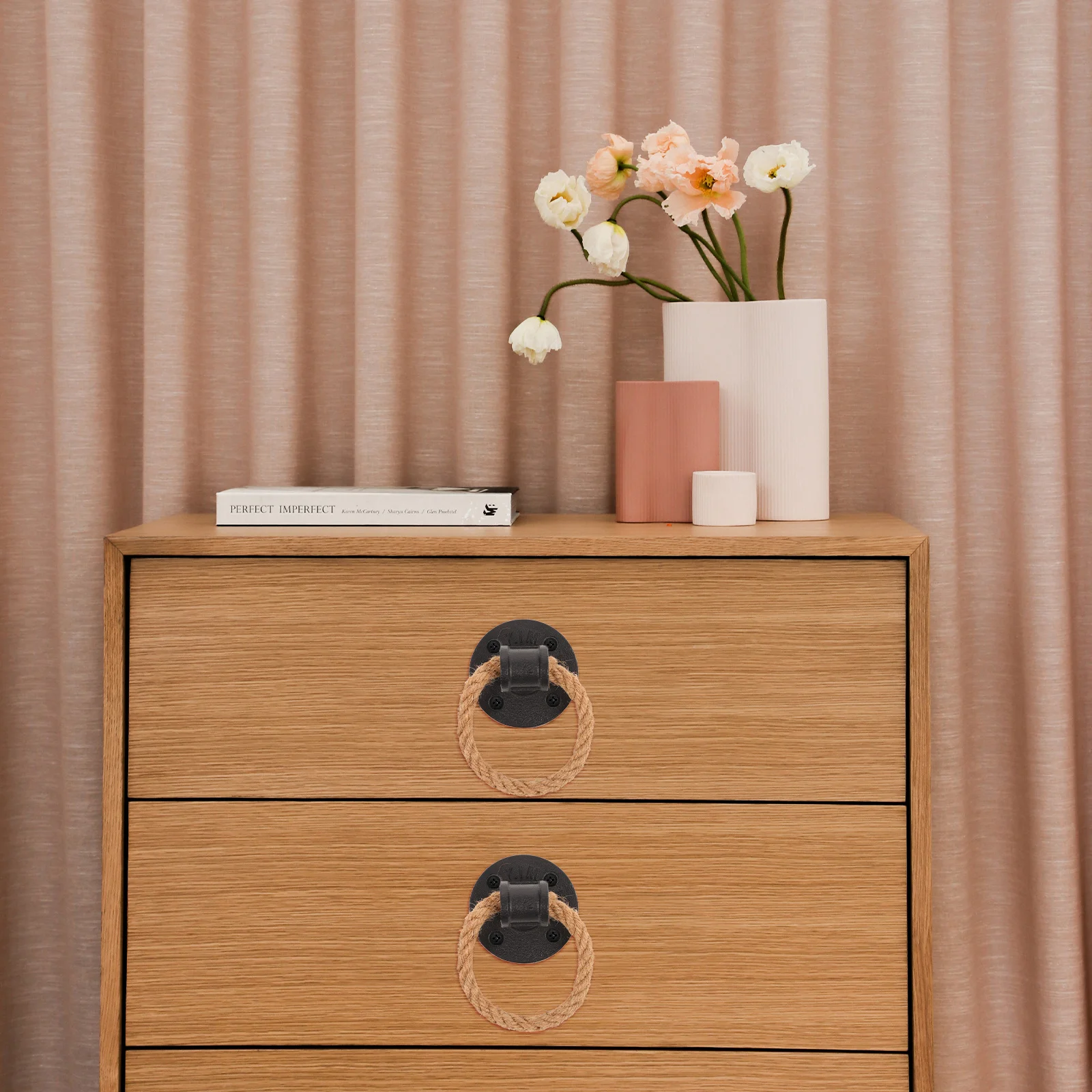 

1Pcs Style Rope Drawer Pull Heavy Duty Iron Base for Cabinet Door Cupboard Wardrobe Furniture Decoration Handle