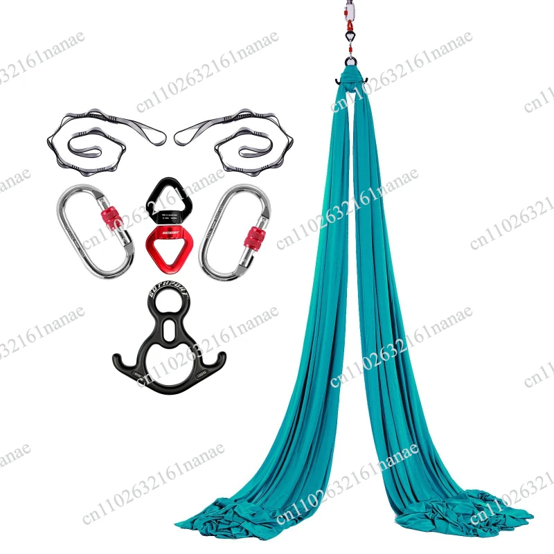 Silk elastic belt aerial yoga hammock household aerial dance supplies non-slip satin hammock