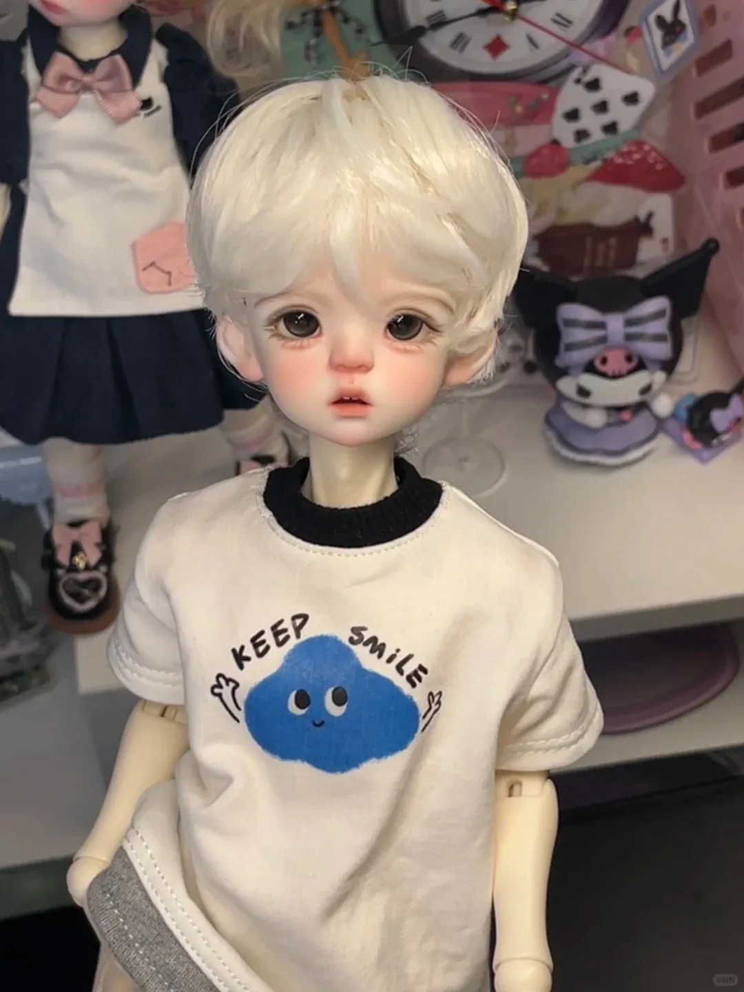 

New koi 34cm height BJD Doll1/4-maobing koi Resin Doll Art Model High Quality Toy DIY Makeup