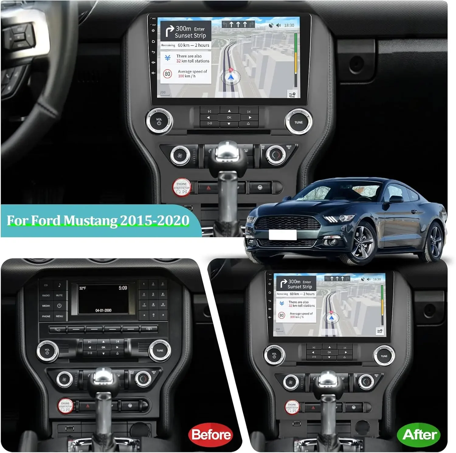 For Ford Mustang 20…