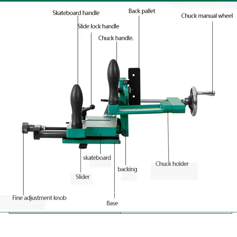 H7583 Holzbearbeitung Desktop Zapfenschneiden Maschine Spezielle Zapfenschneiden Vorrichtung Desktop Zapfenschneiden Maschine Bohrer Werkzeug