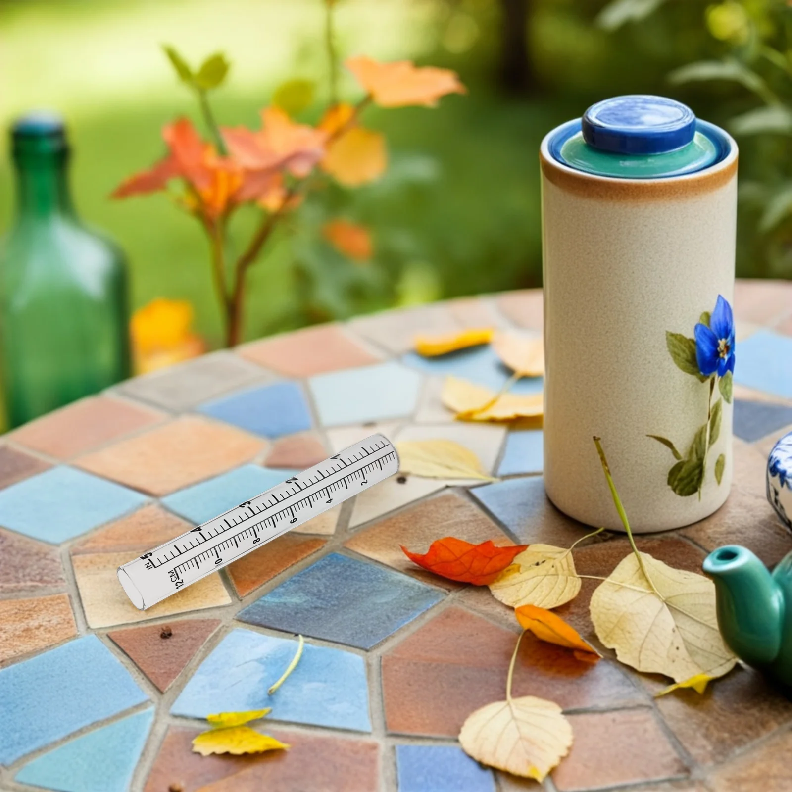 

4Pcs Transparent Rain Gauge Replacement Tubes Weatherproof Outdoor Lawn Garden Accurate Rainfall Measurement Tube