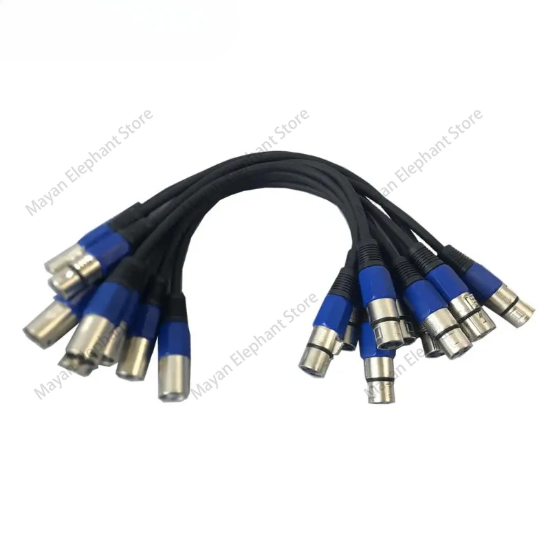 

10pcs/lot 3-PIN DMX Signal Line (30cm) LED PAR Stage Lights DMX Cable DJ Equipment Led Moving Head Lights